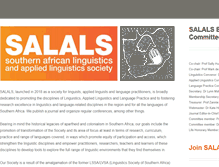 Tablet Screenshot of linguistics.org.za